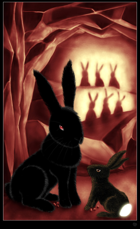 Inferno Rabbit The Black Rabbit of Inle by Crooty on DeviantArt
