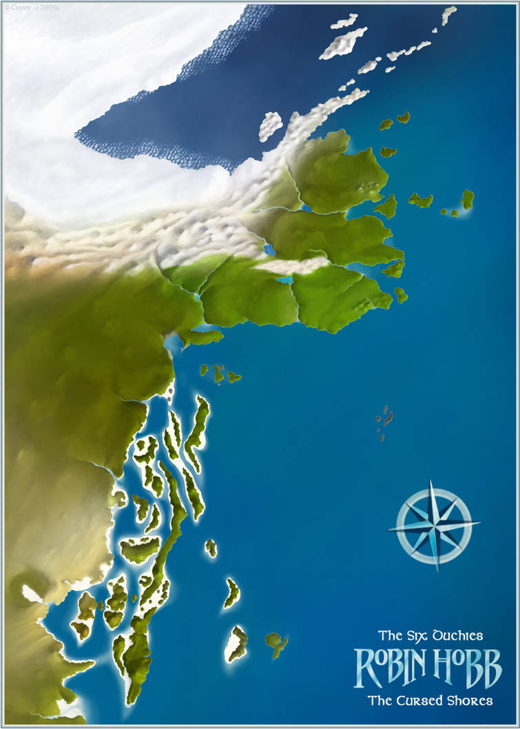 Robin Hobb Map: no text by Crooty on DeviantArt