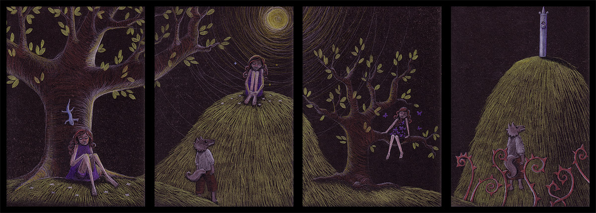 Nettle's Dreams: quadriptych