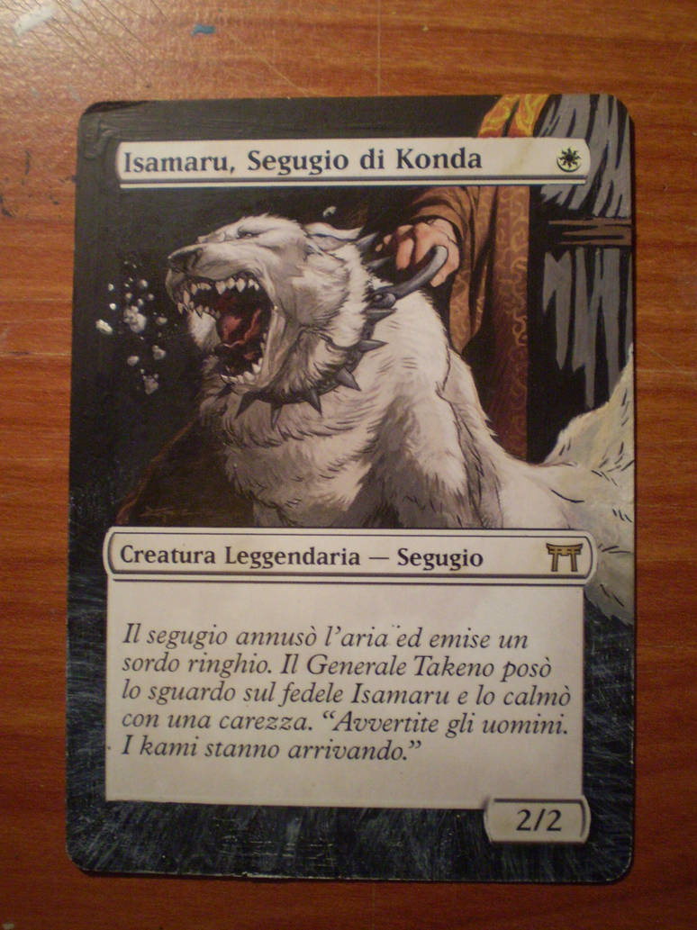 Isamaru, hound of Konda artworked by xXVenatorXx on DeviantArt