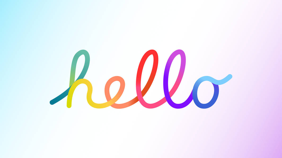 MacOS Hello wallpaper colour grad background 4K by braincrush on DeviantArt