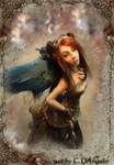 Time Traveler Steampunk Angel by cdlitestudio