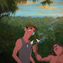 Confession of love - Tarzan x Milo - slash