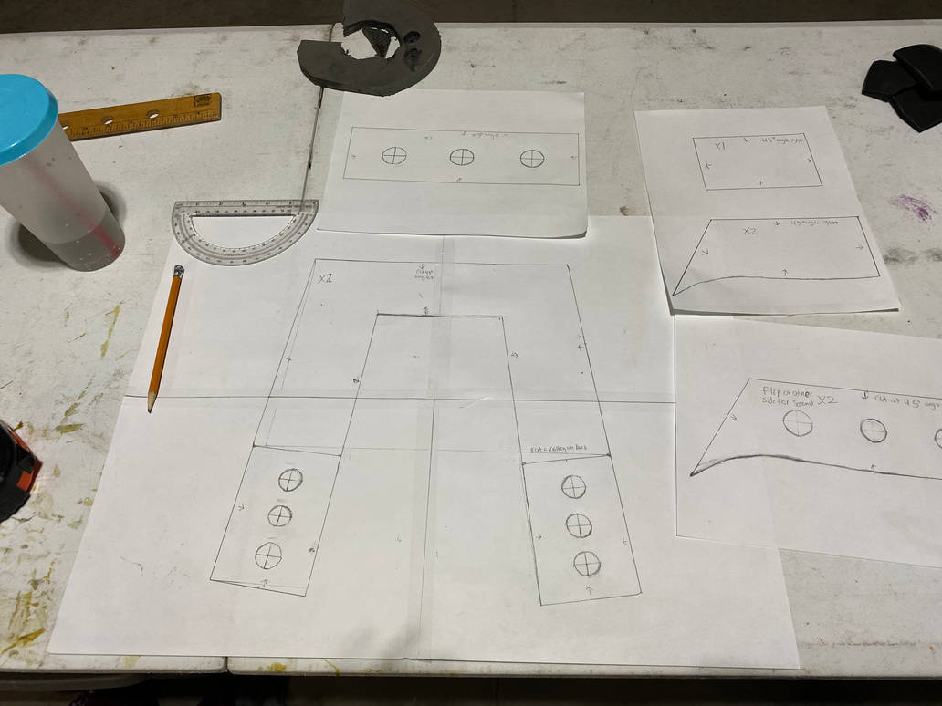 Neck Support Pattern Made bakugos neck armor template by PINKKingCospLay222 on DeviantArt