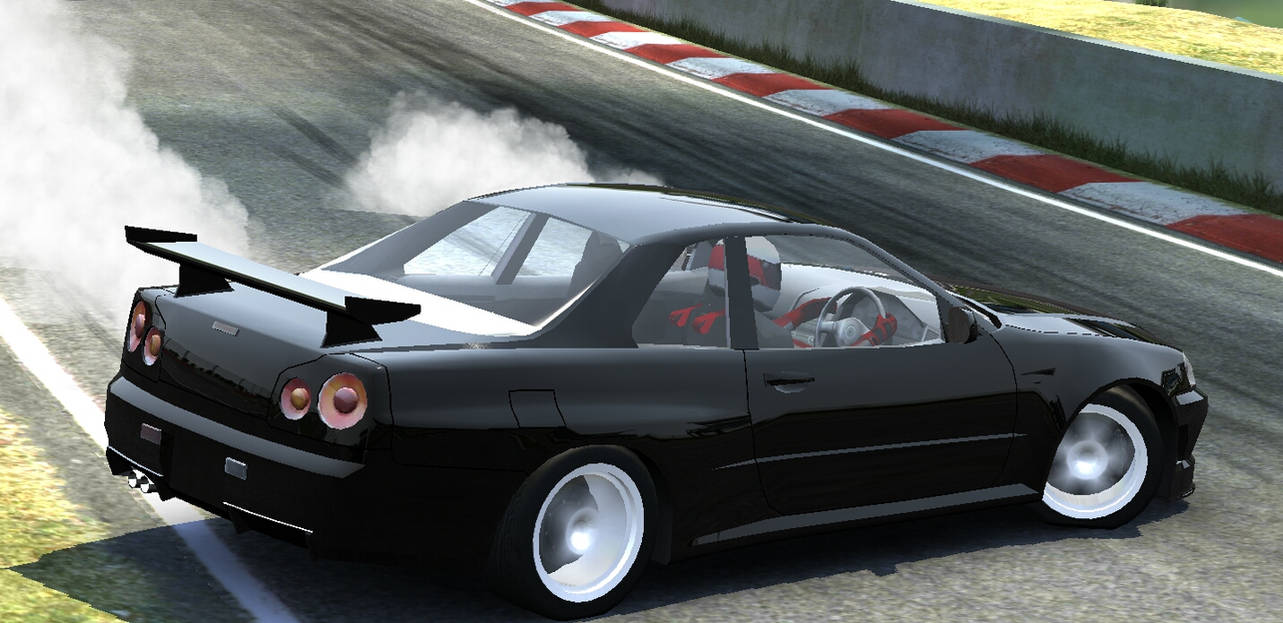 Nissan Skyline GTR R34 Drifting by Inamson1 on DeviantArt
