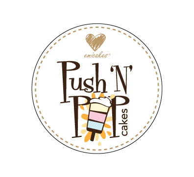 Push N Pop  cakes sticker