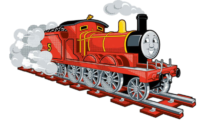 Rms First Red Engine James the Red Engine Promo Render (Late 2000s) by UPRailfanner9077 on ...