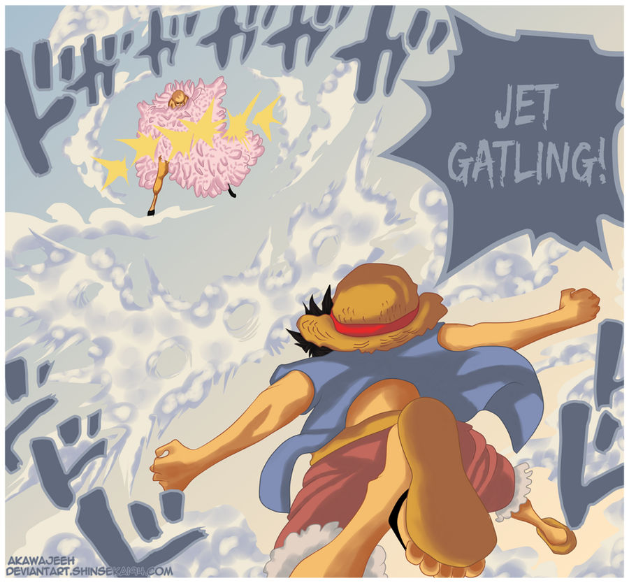 One Piece 745 Jet Gatling By Shinsekai94 On Deviantart One Piece 745 Jet Gatling By Shinsekai94 On Deviantart