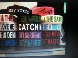 Demi lovato Wrist Bands