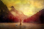 the Lady and the Swan by JacqChristiaan