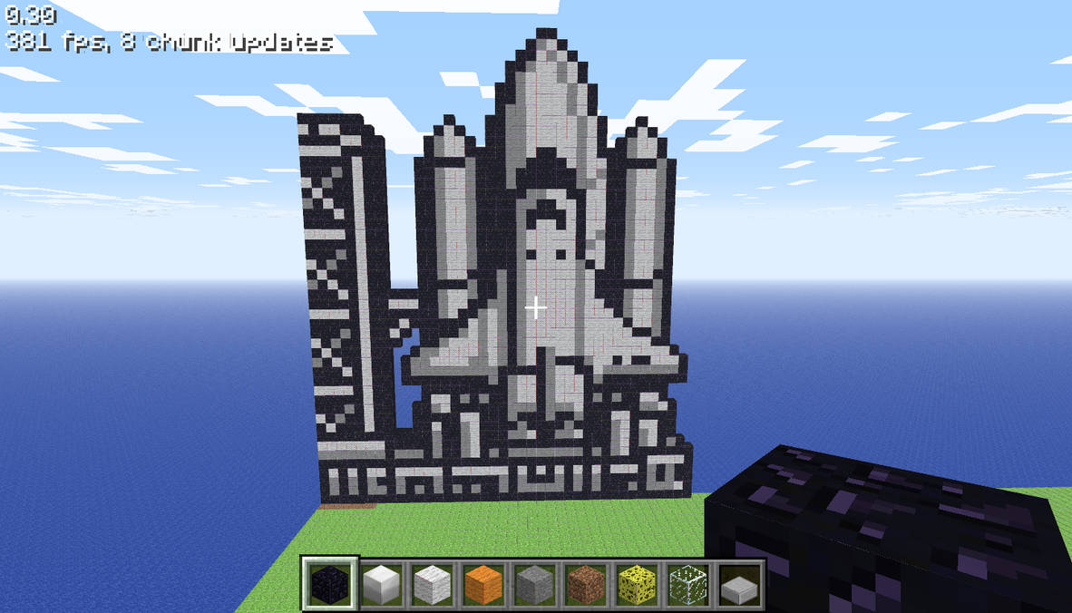 Shuttle Minecraft by Dimandia on DeviantArt