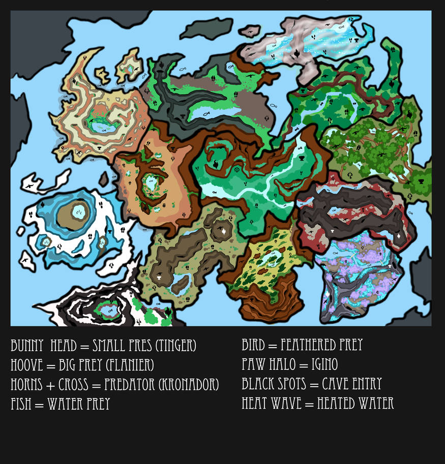 Map of Isket by IsketArchives on DeviantArt