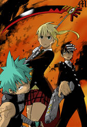 Soul Eater 107 Light Coloring by M