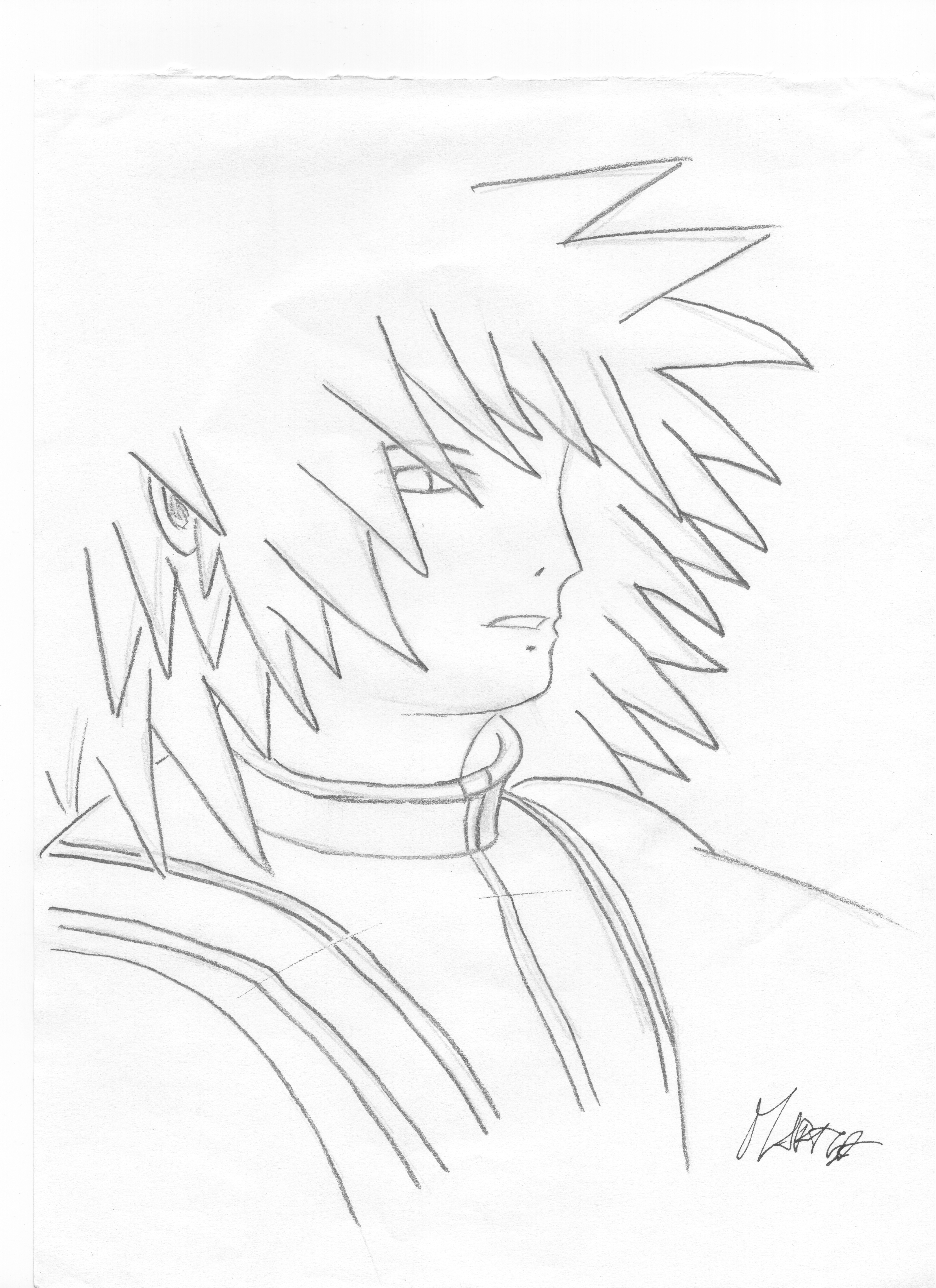 Old drawing of Riku by M