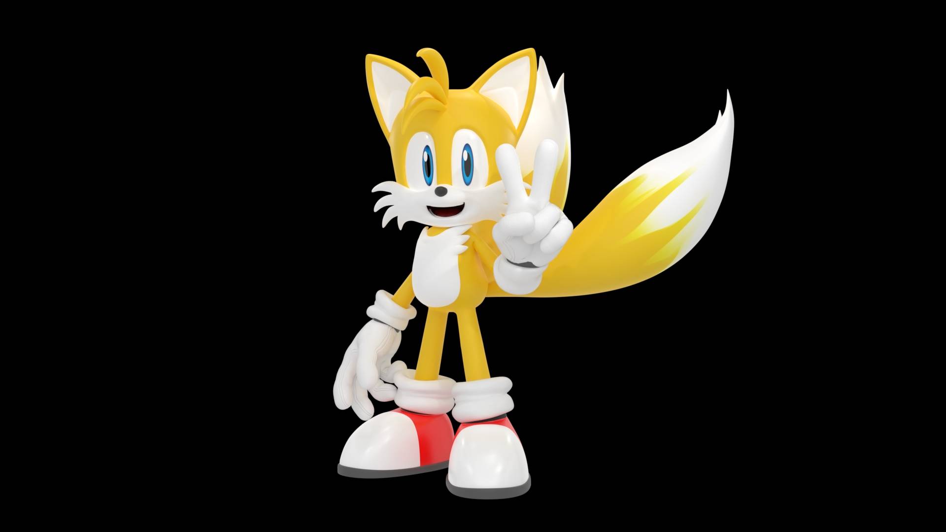 Tails render - HD by 1NF1Ni7E on DeviantArt
