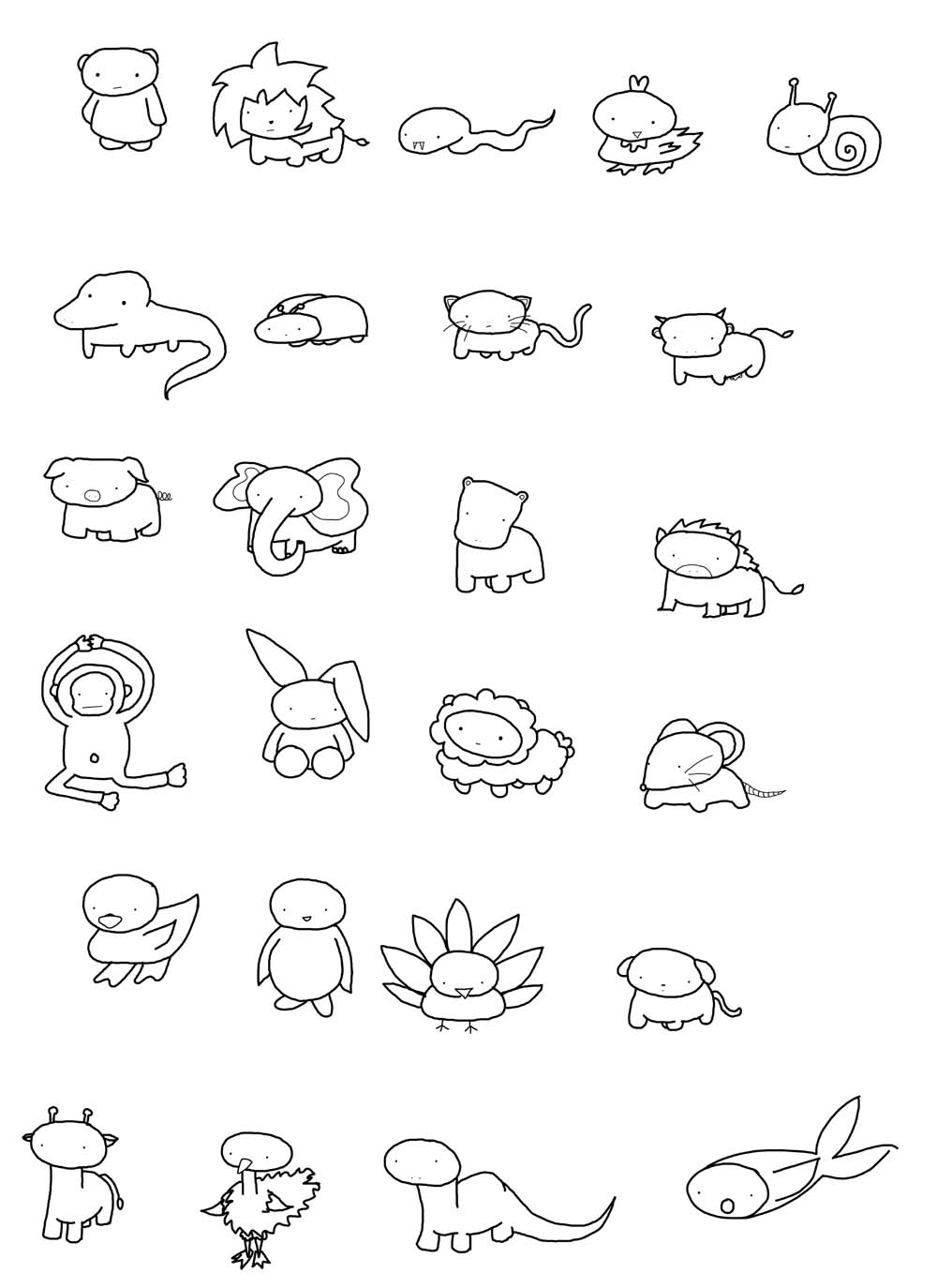 Chibi Animals by mesmerizethis on DeviantArt Chibi Animals by mesmerizethis on DeviantArt