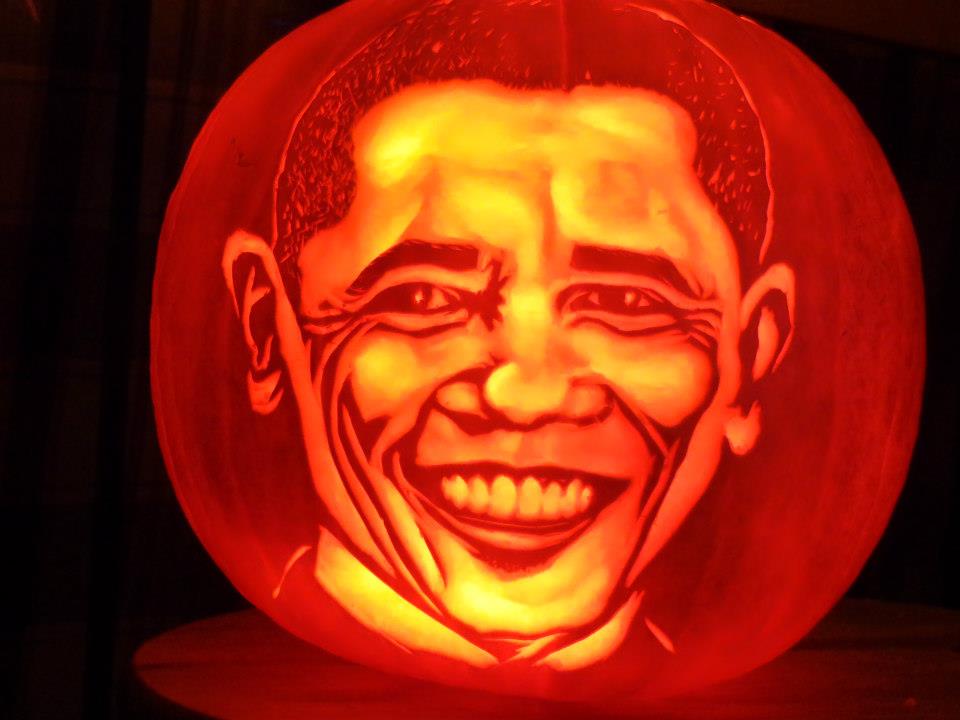 Barack Obama Pumpkin