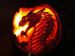 Dragon Pumpkin Carving by wilderflower