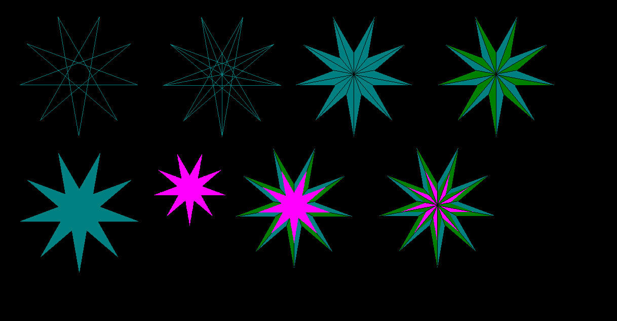 Pattern 9 Stars 9 pointed stars by Noctella on DeviantArt