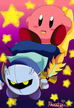 Kirby und Meta Knight