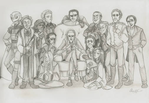 Phantom Phamily Photo Sketch