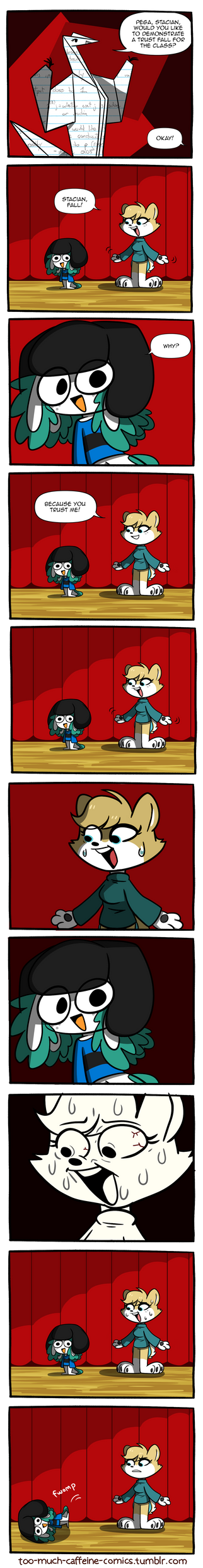 Trust Fall by NathanButlerArt