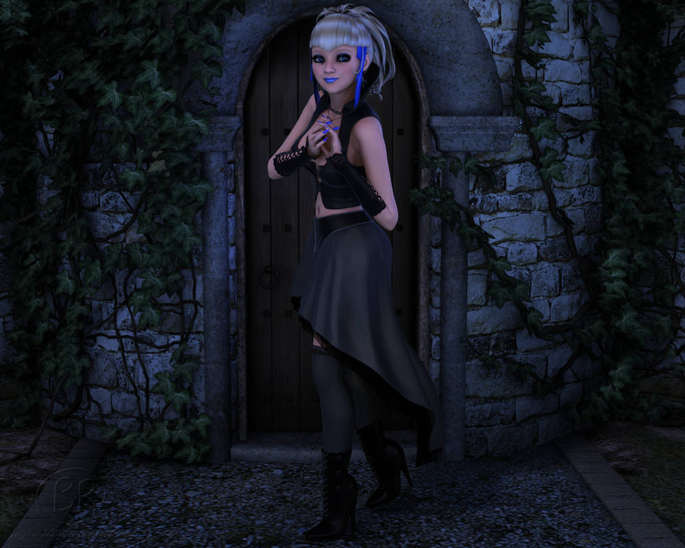 Gothic Azure Princess 2 by WilliamRumley on DeviantArt