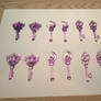 Resin Cast Magical Wands