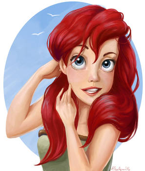 Ariel repaint/coloring page