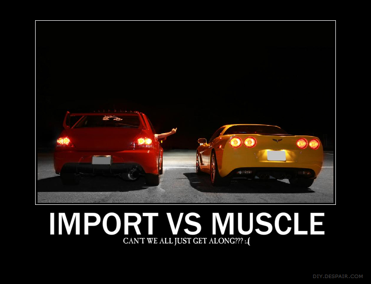 Import VS Muscle Motivation