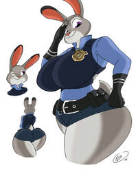 Officer Judy Hopps Has Been Boing Boinged (HQ)