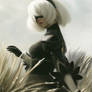 2B from NieR Automata FANART