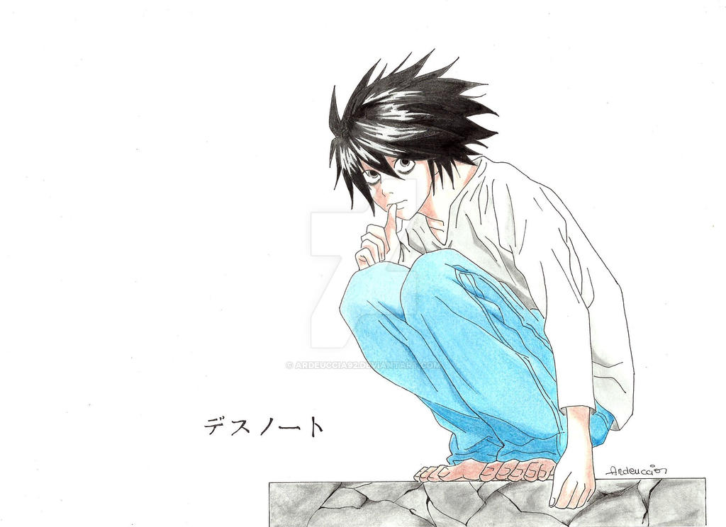 Deviantart La Note L - Death Note by Ardeuccia92 on DeviantArt