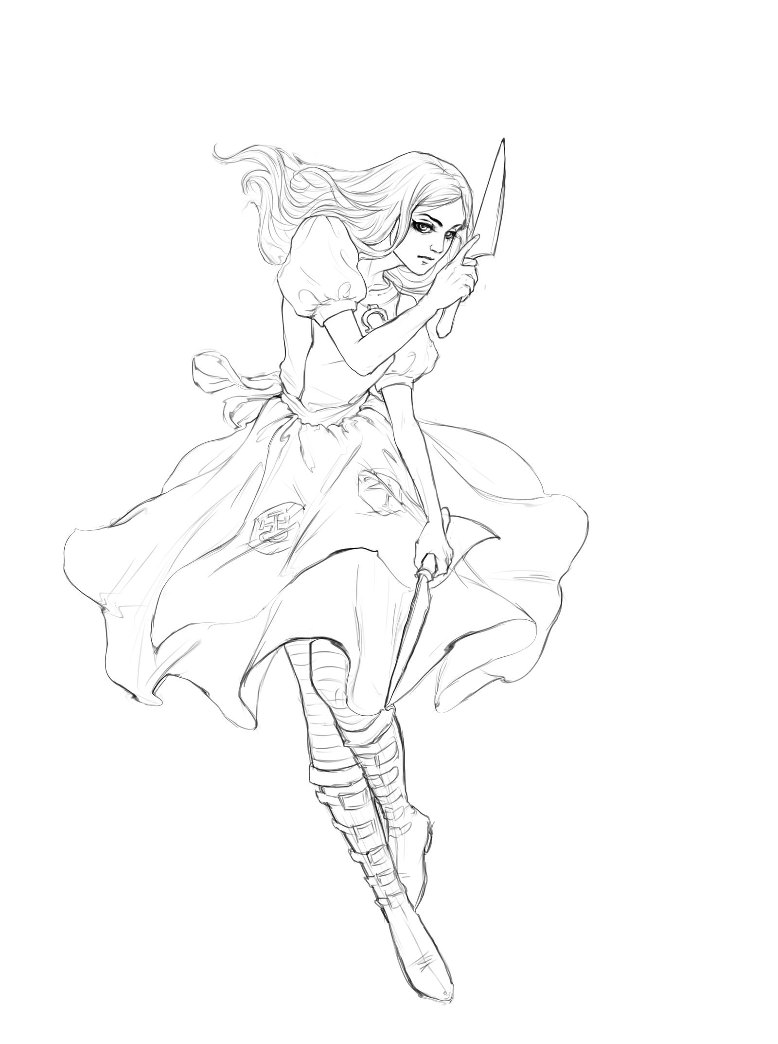 Alice Madness Returns Ink by IuriHasashi7 on DeviantArt
