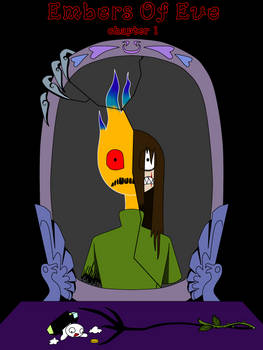 Cover art for horror comic