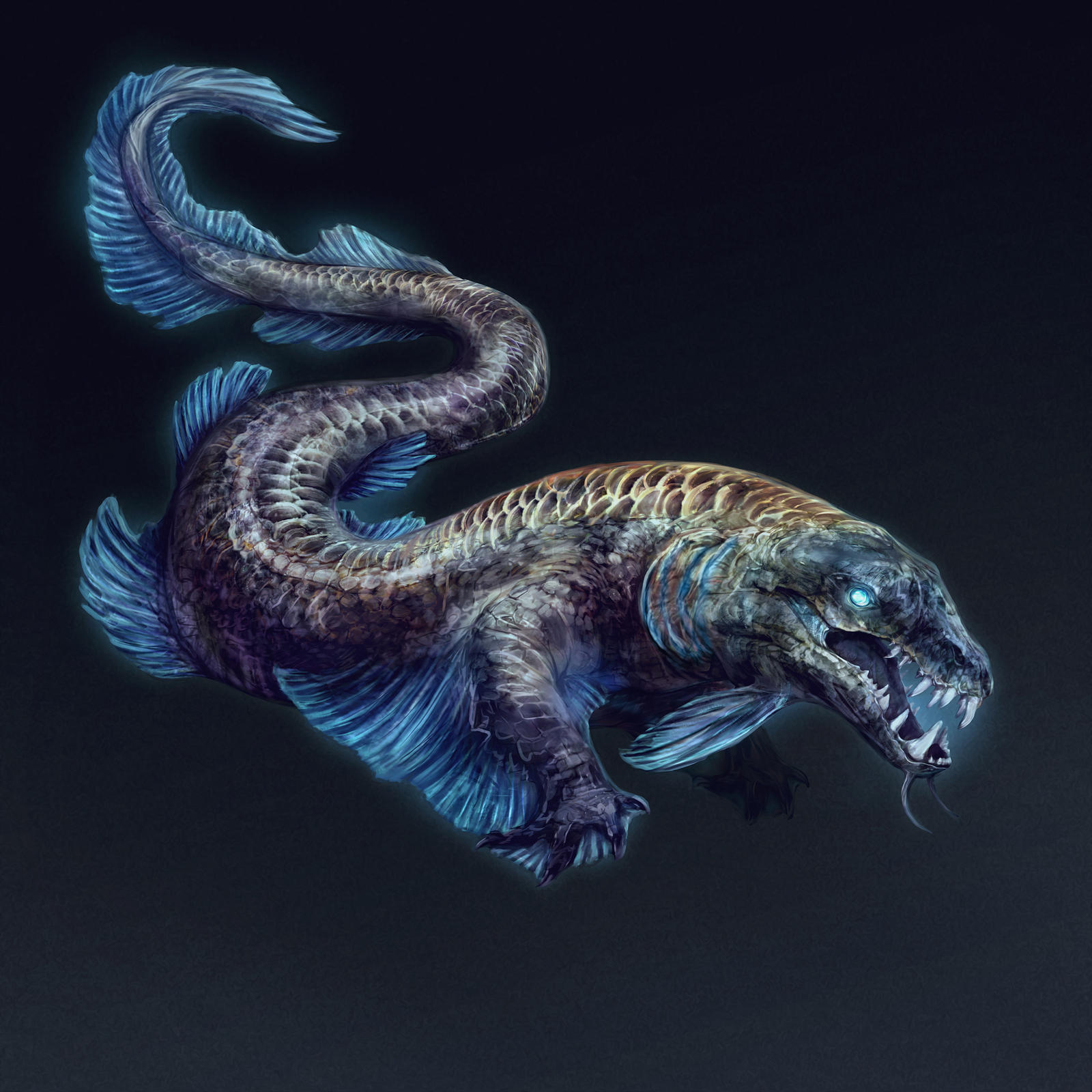 Croc Shark Fish by CobraVenom