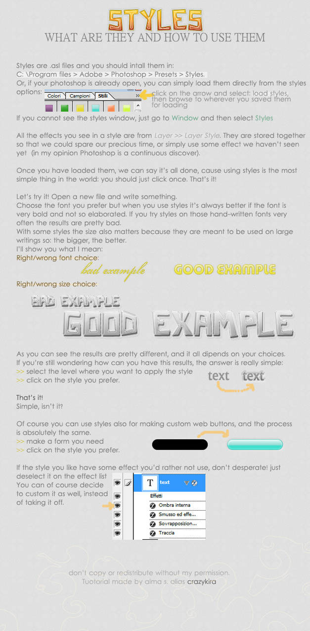 Tutorial: Styles by crazykira-resources on DeviantArt