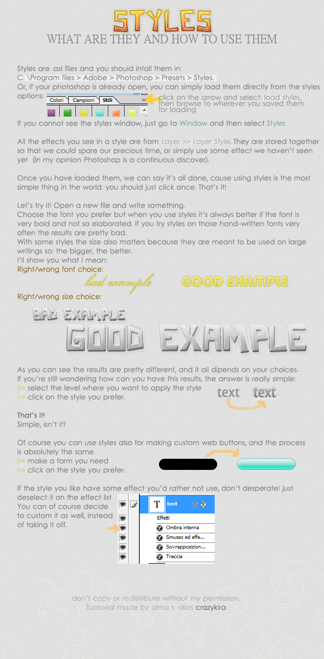 Tutorial Style Tutorial: Styles by crazykira-resources on DeviantArt