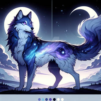 Cosmic Wolf - Adoptable