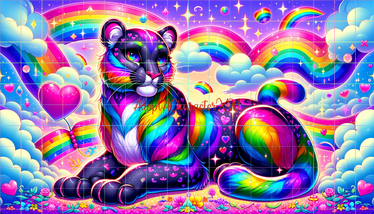 Rainbow Leopard by gard3r on DeviantArt