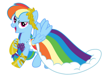 Rainbow Dash Gala Dress