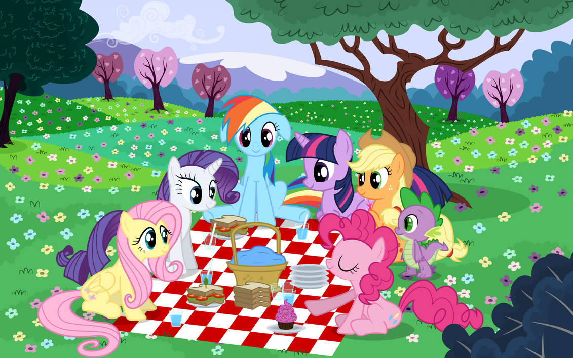 MLP:FIM Spring Scene Poster by PhilipTomkins on DeviantArt