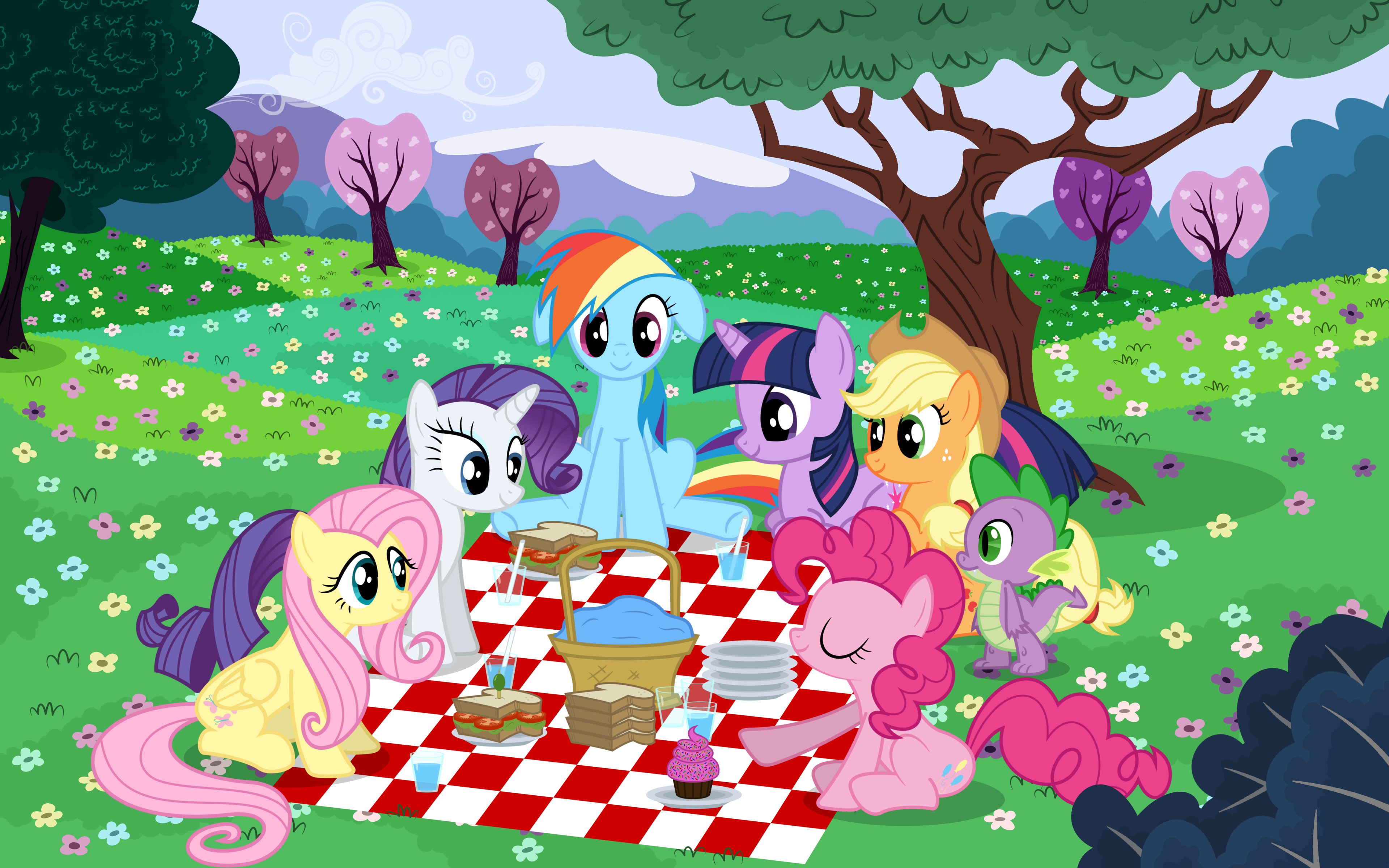 MLP:FIM Spring Scene Poster