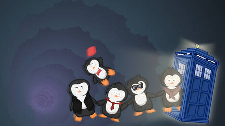 Dr.Who Penguins Wallpaper