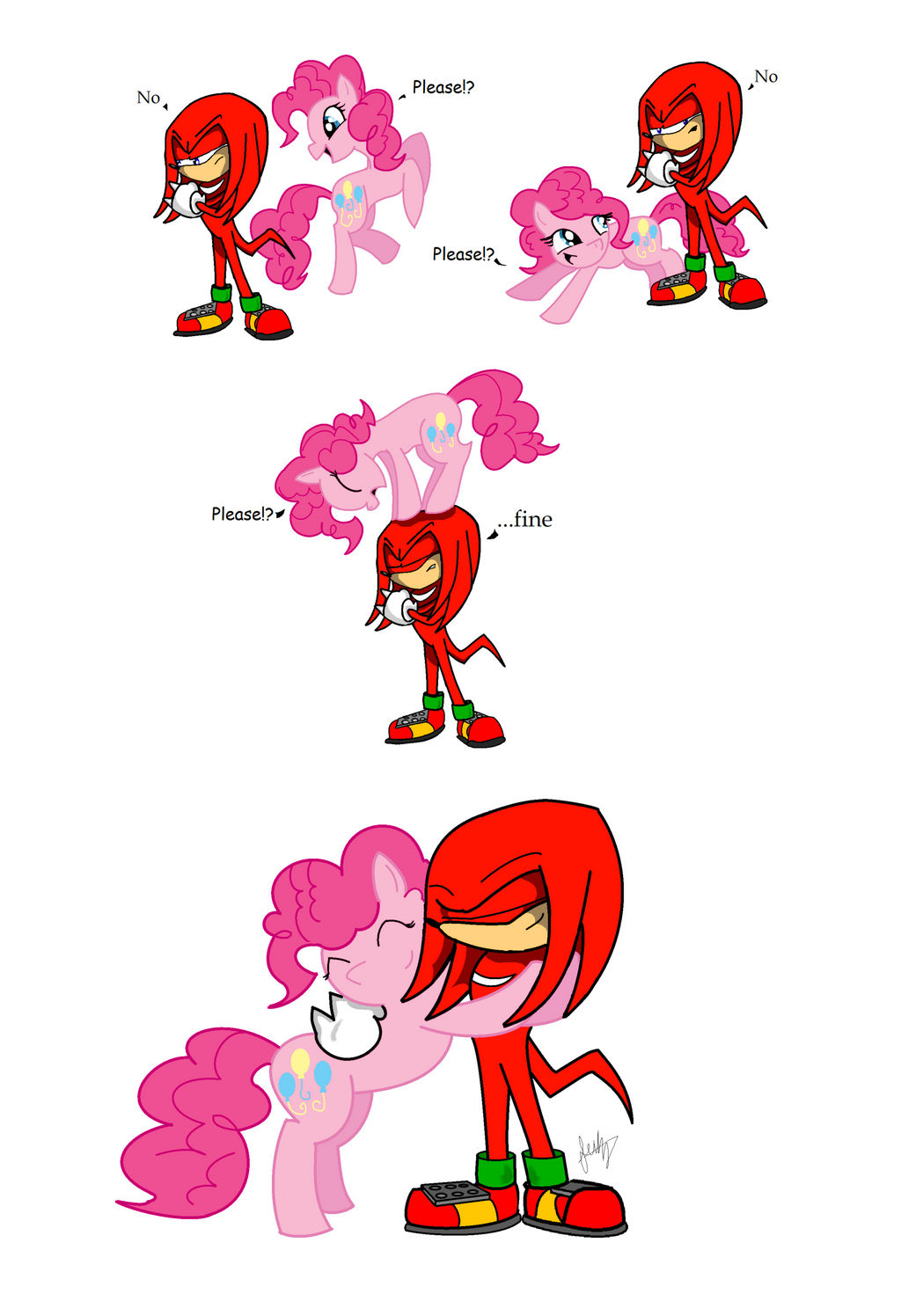 Request: Knuckles and Pinkie