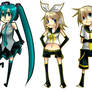 Vocaloid chibis