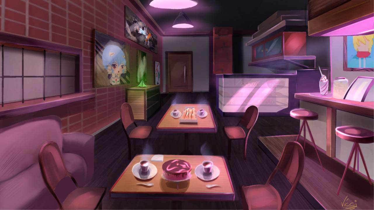Coffee shop anime by VicciBlast on DeviantArt Coffee shop anime by VicciBlast on DeviantArt
