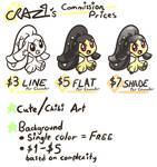 CRAZ1's Commission Prices by CRAZ1