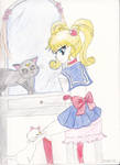 CE:Sailor Venus disguised as Sailor moon by Animeloverforever21