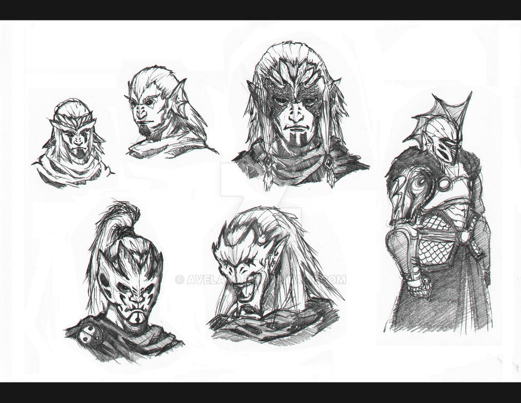 Fantasy Races Kid Some Fantasy Races Sketch by AvelAzo on DeviantArt